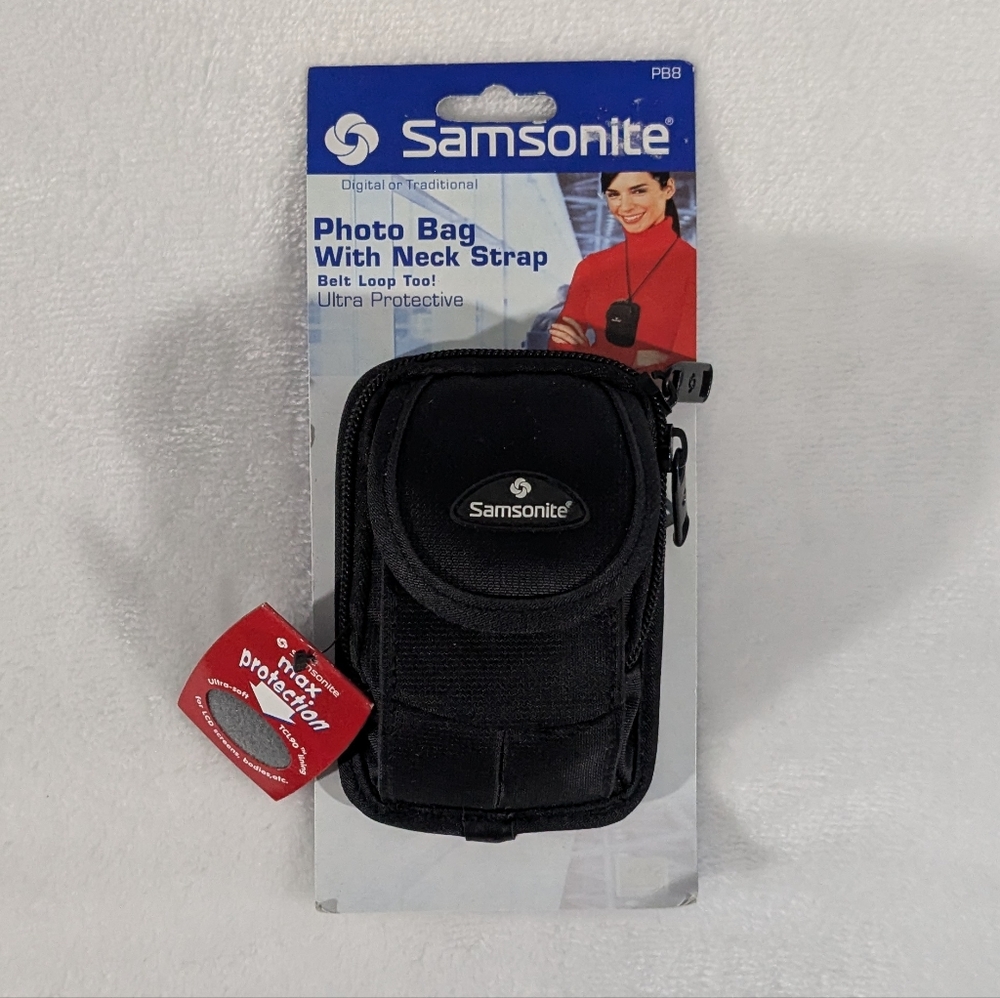 Samsonite photo bag with neck strap